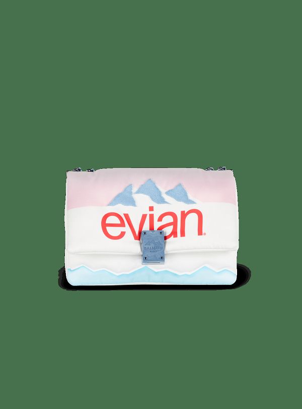 Women's Balmain X Evian Small 1945 Soft Shoulder Bags Multicolor | USA gH18YjDW