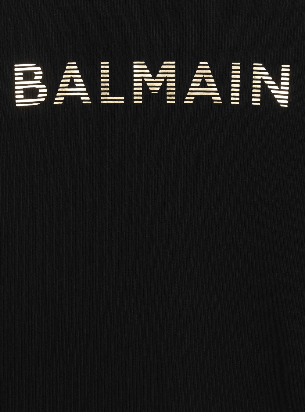 Boys' Balmain Cotton Logo Sweatshirts Black | USA QoEBTdzw