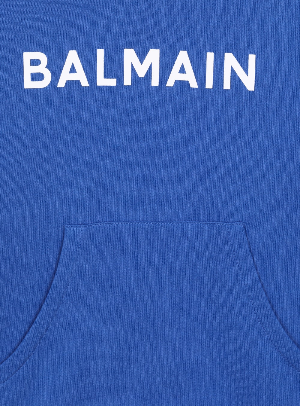 Boys' Balmain Cotton Logo Sweatshirts Blue | USA vcXHRuSG