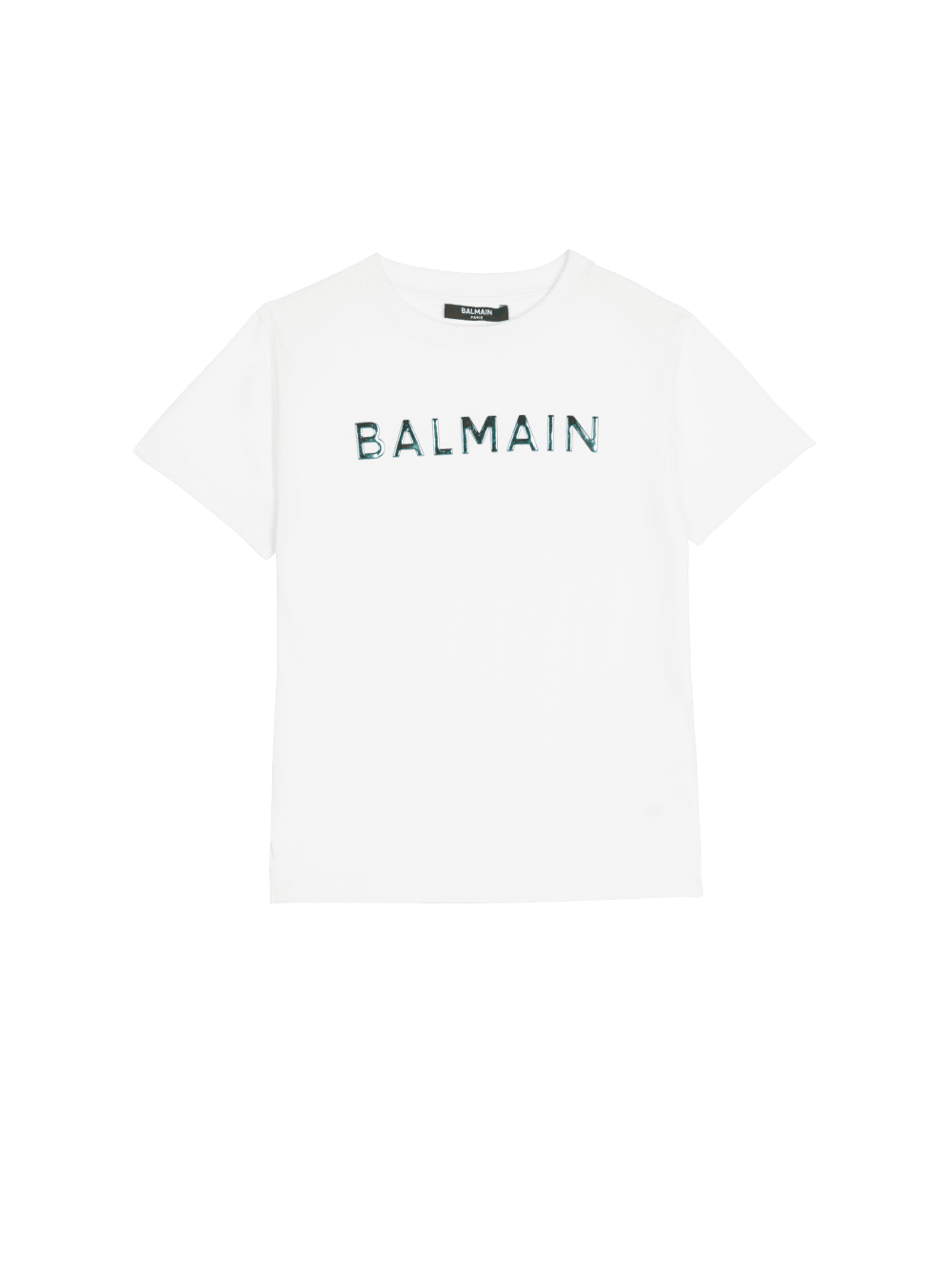 Boys\' Balmain Cotton With Logo T Shirts White | USA P3H0NtPd