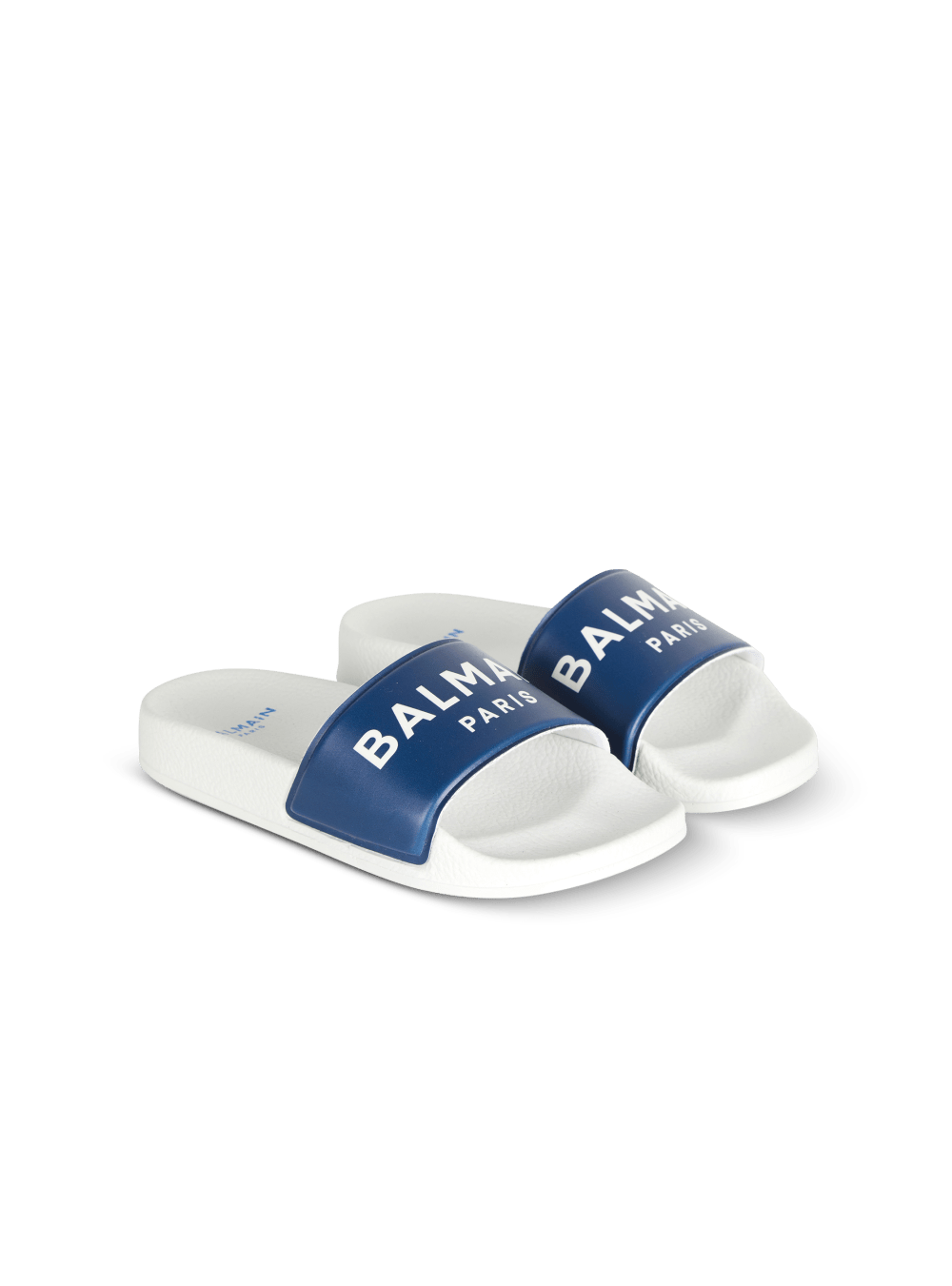 Boys' Balmain Flat Logo Sandals Navy | USA PsfOasnn