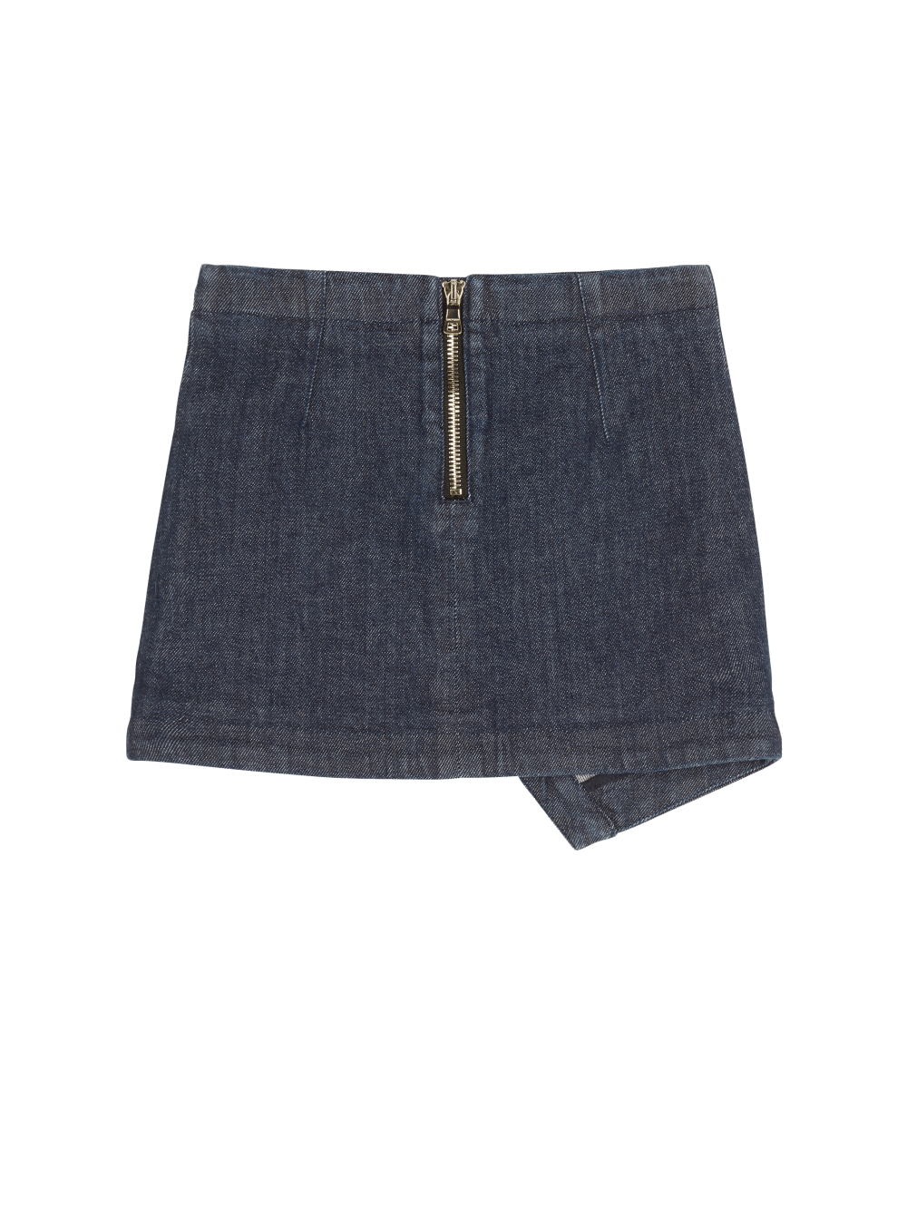 Girls' Balmain Asymmetric Denim Skirts Navy | USA uQoCGvC5