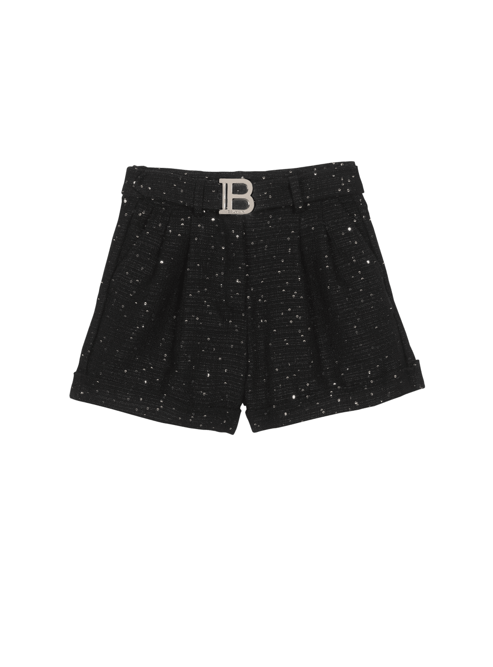 Girls\' Balmain Cotton Shorts Black | USA 76w07nZk