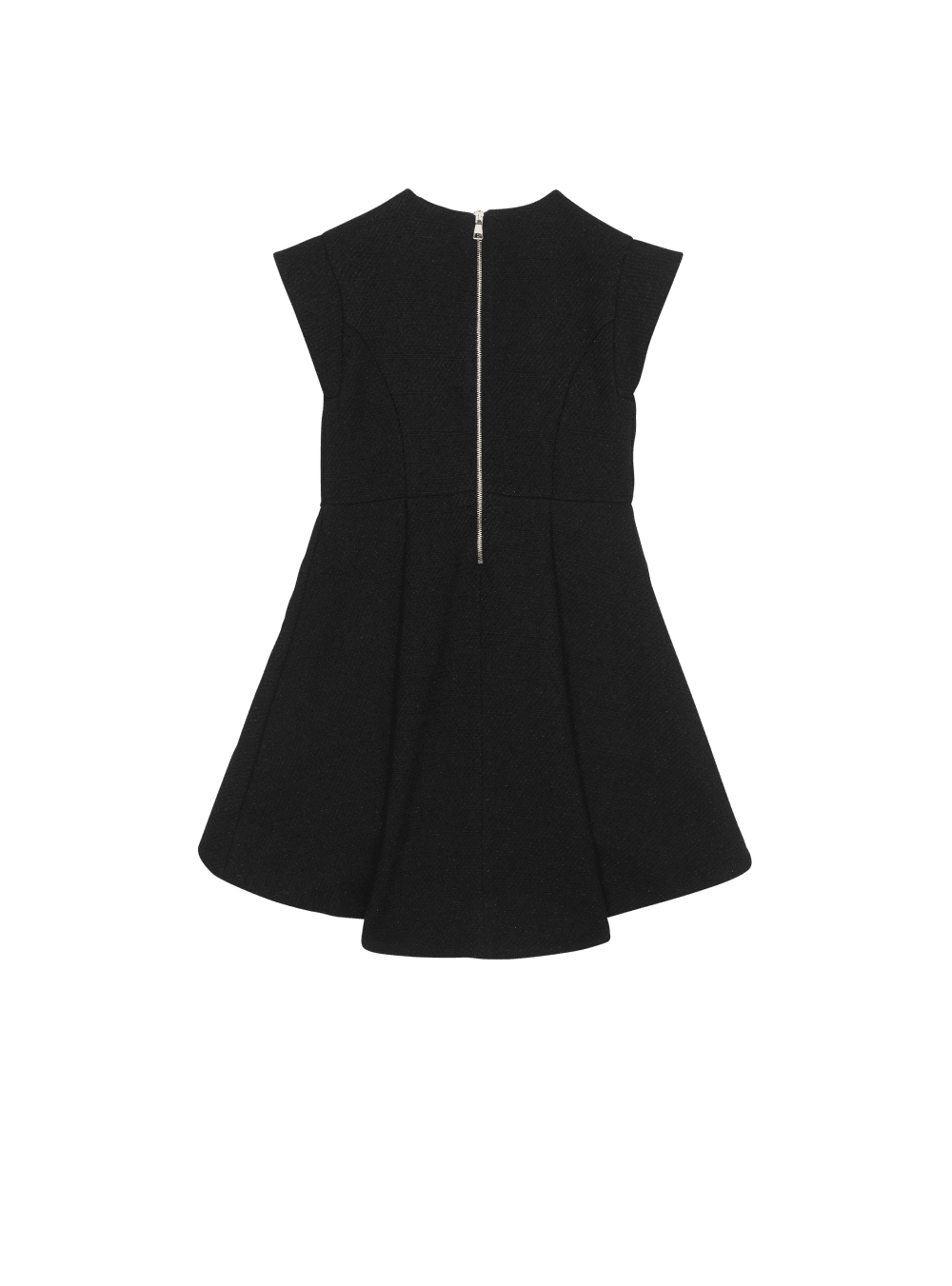 Girls' Balmain Cotton With Buttons Dress Black | USA Fua7npRn