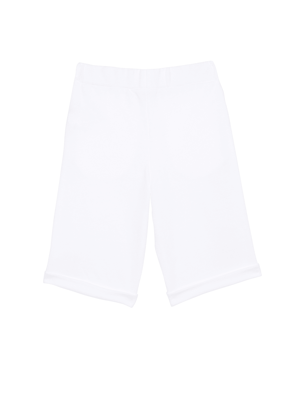 Girls' Balmain Cotton With Logo Shorts White | USA IzNXqllH