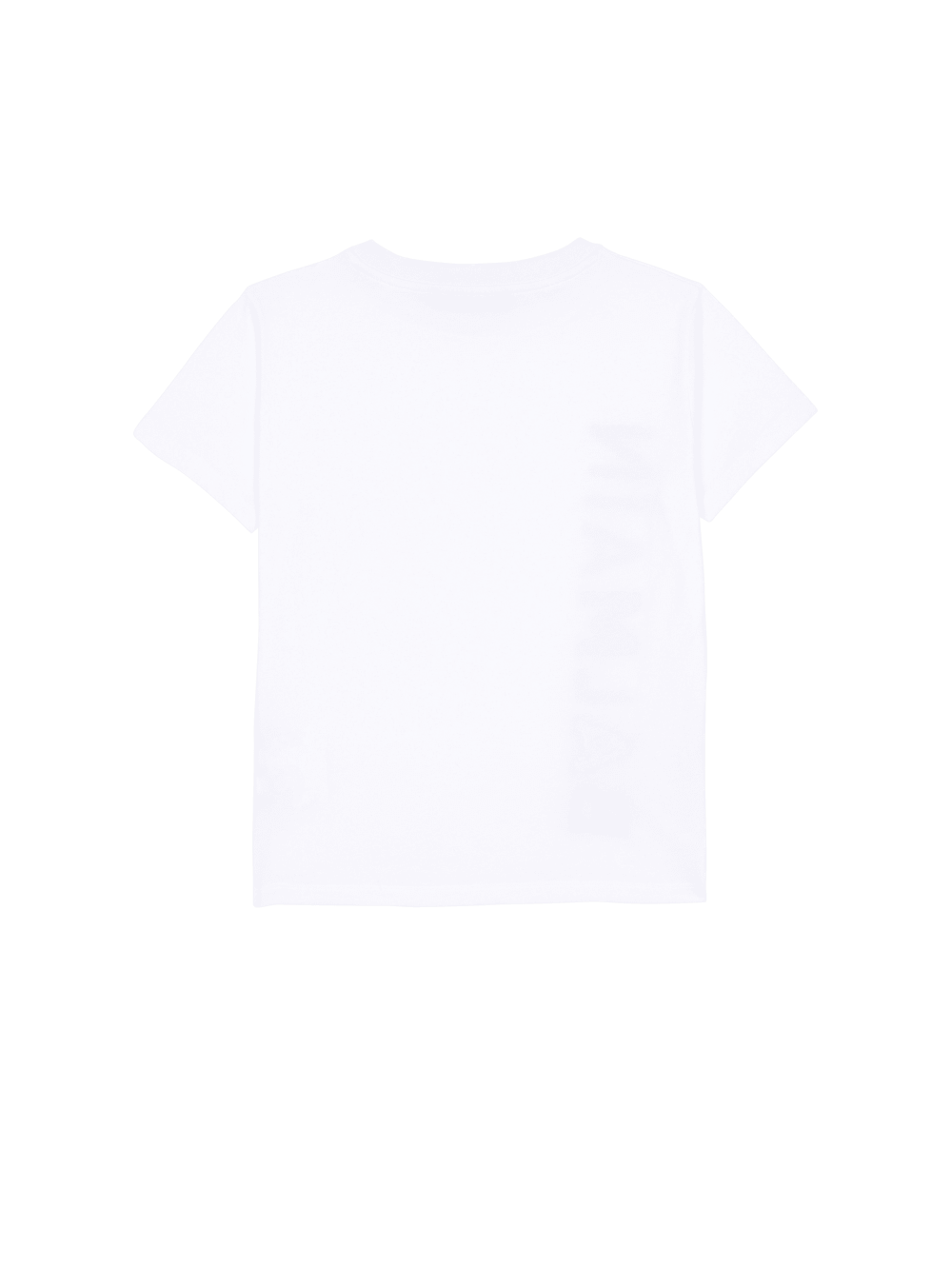 Girls' Balmain Cotton With Logo T Shirts White | USA j7CccnAZ