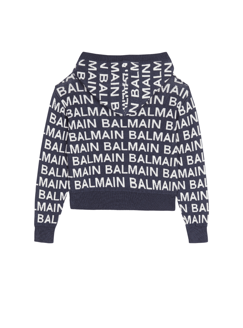 Girls' Balmain Knit With Logos Sweatshirts Black | USA bilv0ZCd