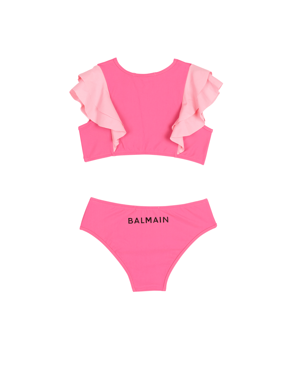 Girls' Balmain Logo Swimsuits Pink | USA 7FsCTaUx