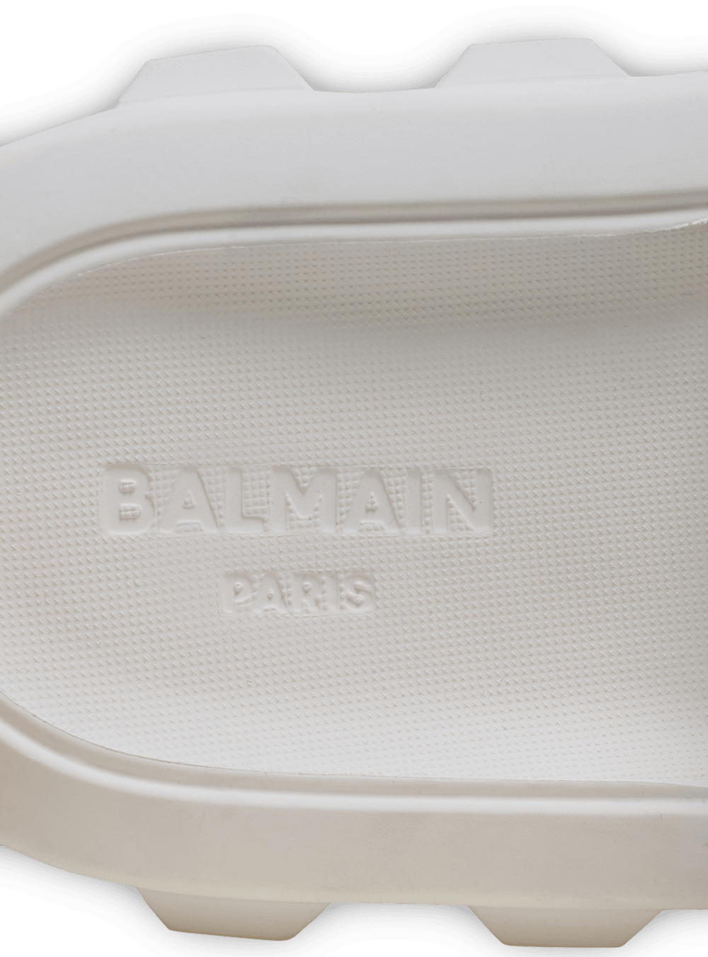 Men's Balmain Ari Flat Slides White | USA POmyYwM0