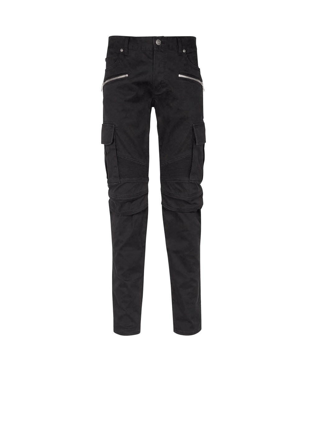 Men\'s Balmain Cotton Cargo Trousers Black | USA ehb6zWOh