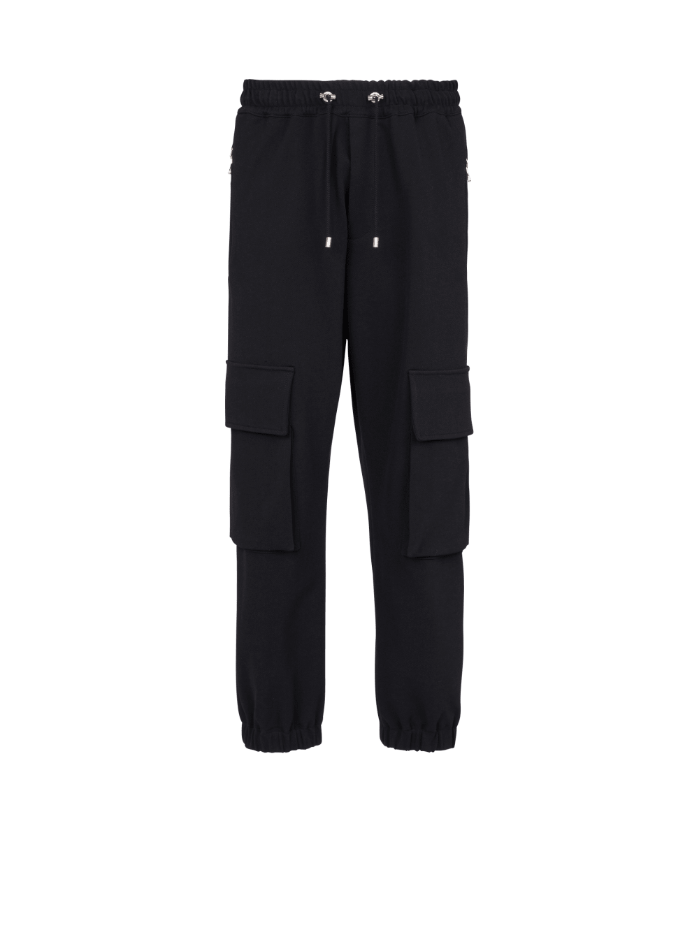 Men\'s Balmain Cotton Cargo Trousers Black | USA vjTkXucv