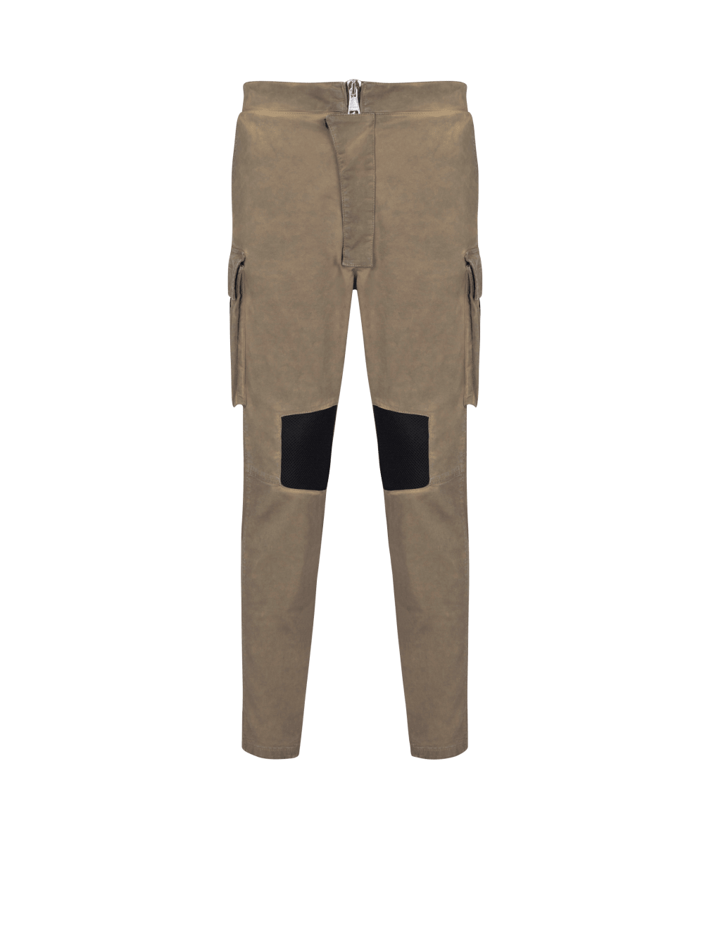 Men\'s Balmain Cotton Cargo With Inserts Trousers Khaki | USA fjkwFvp4