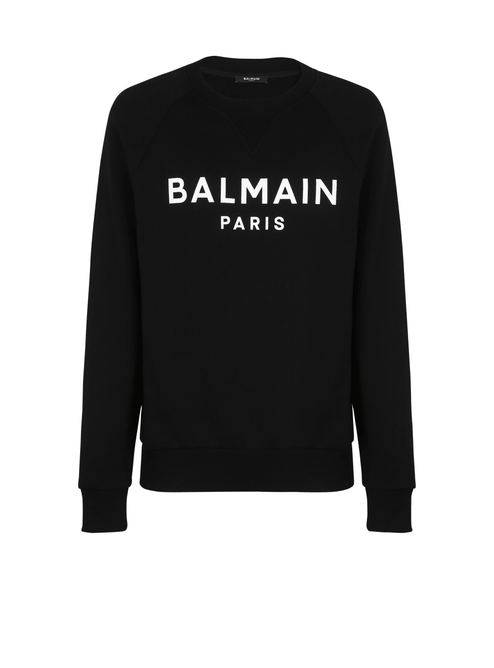 Men\'s Balmain Cotton Printed Logo Sweatshirts Black | USA xr8v7kk8