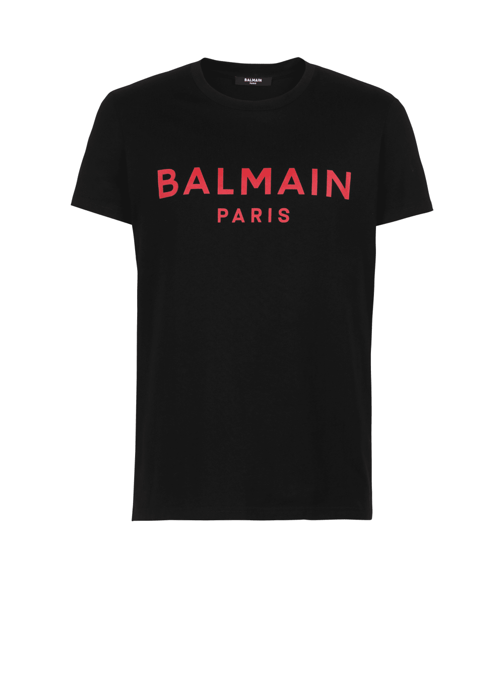 Men\'s Balmain Cotton With Logo Print T Shirts Black | USA 2mdQKrZw