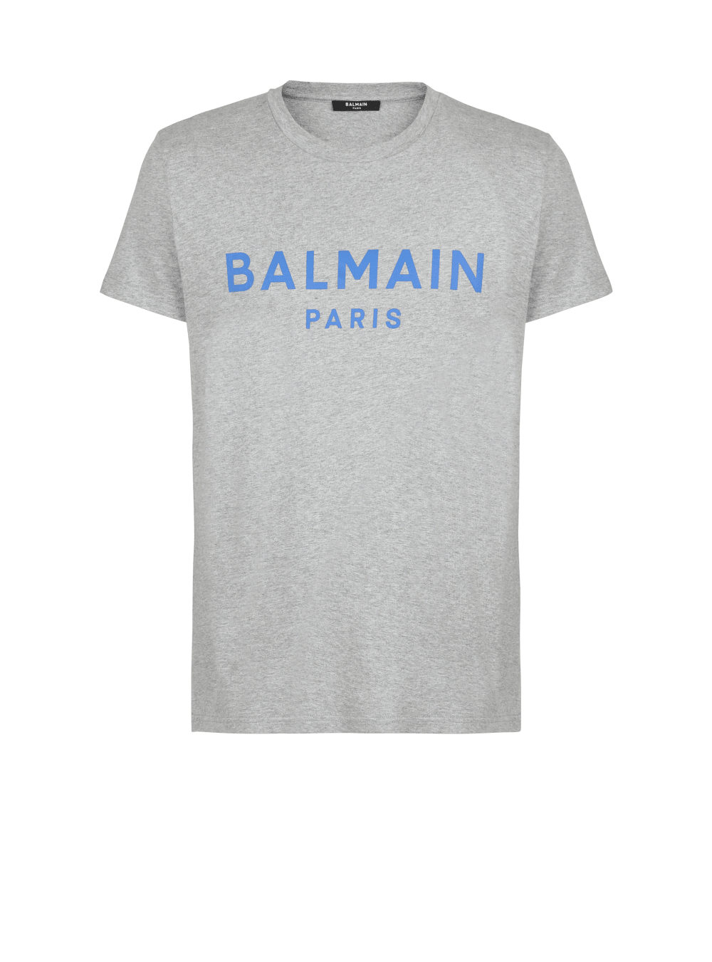 Men\'s Balmain Cotton With Logo Print T Shirts Grey | USA LqHj50gJ