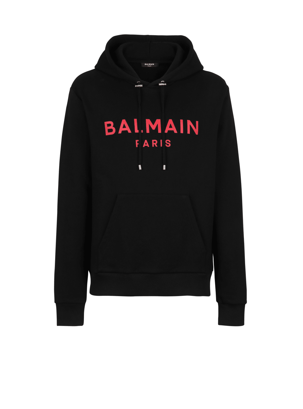 Men\'s Balmain Cotton With Paris Logo Print Sweatshirts Black | USA hXsBXTL0