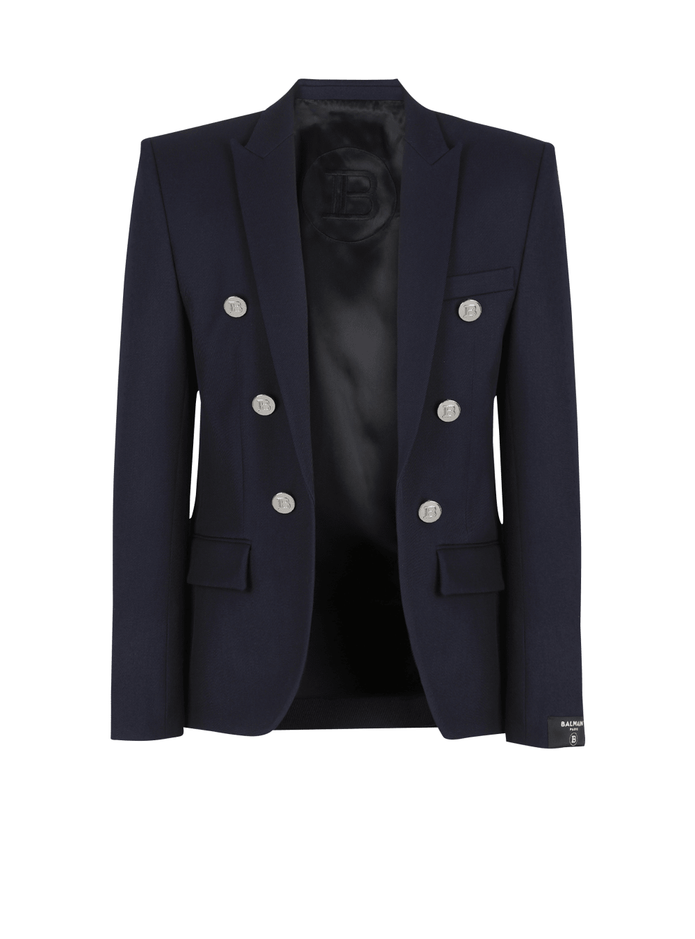 Men\'s Balmain Double Breasted Blazers Navy | USA MbMRDIHw