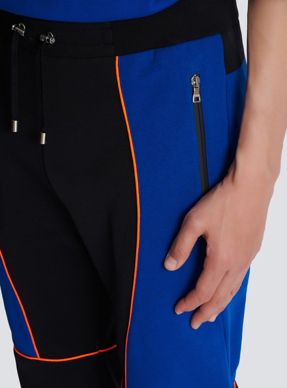 Men's Balmain Jogging With Logo Inserts Trousers Multicolor | USA Gqt4mIF8