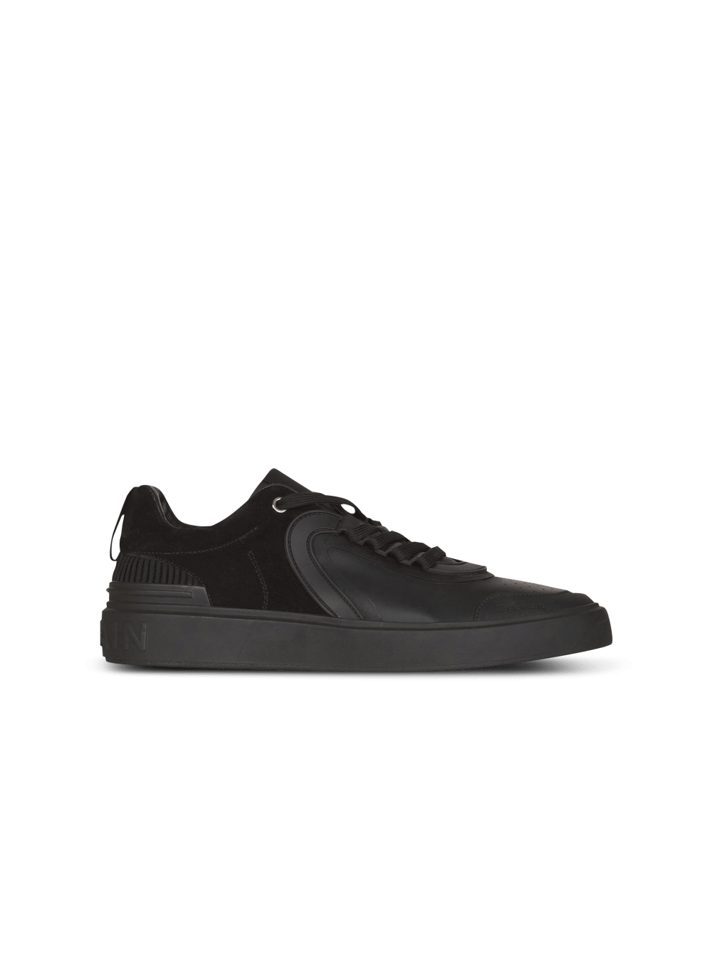 Men\'s Balmain Leather And Suede B-Skate Sneakers Black | USA GNd5PZVy