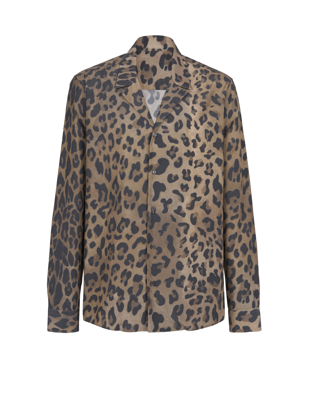 Men\'s Balmain Leopard Print Pyjama Shirts Multicolor | USA sK7Apz85