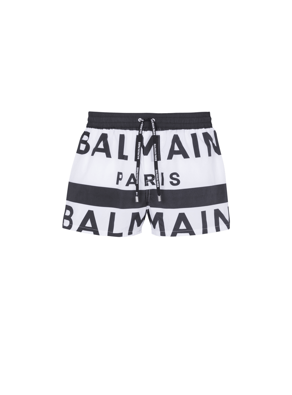 Men\'s Balmain Logo Swim Shorts Black | USA rcDplDR0