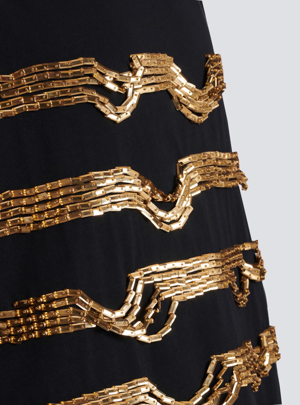 Men's Balmain Oversized Embroidered Cotton With Destroy Stripes T Shirts Gold | USA FdsSgoQg