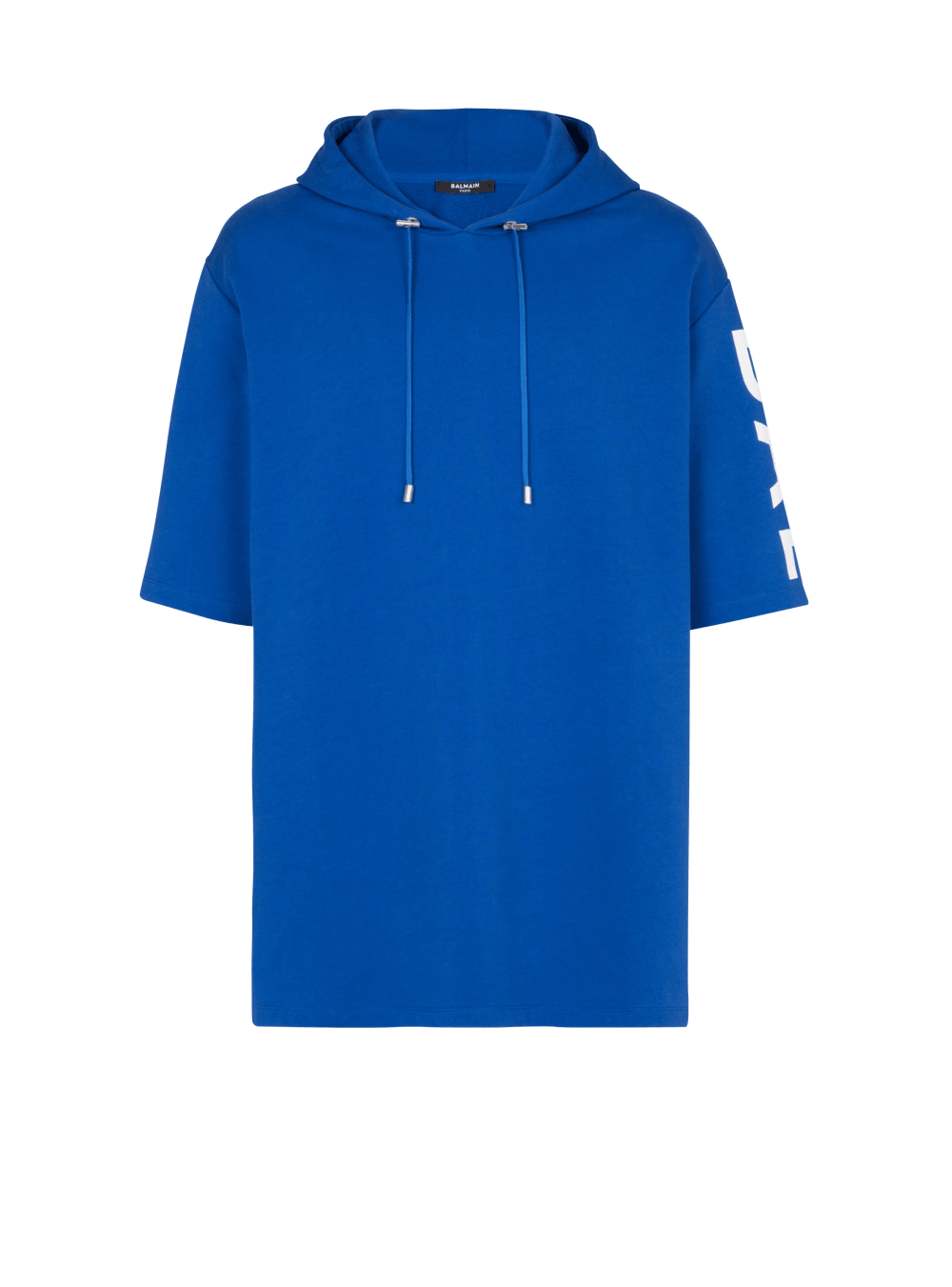 Men\'s Balmain Oversized In Eco-responsible Cotton With Logo Print Sweatshirts Blue | USA mInn7Gu2