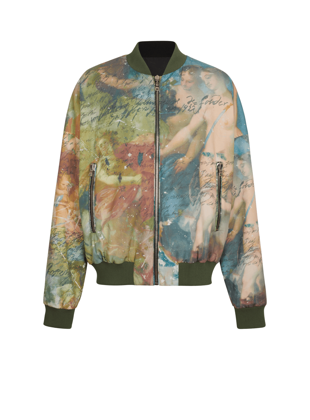 Men\'s Balmain Sky Print Reversible Bomber Jackets Multicolor | USA tf6EUp4m