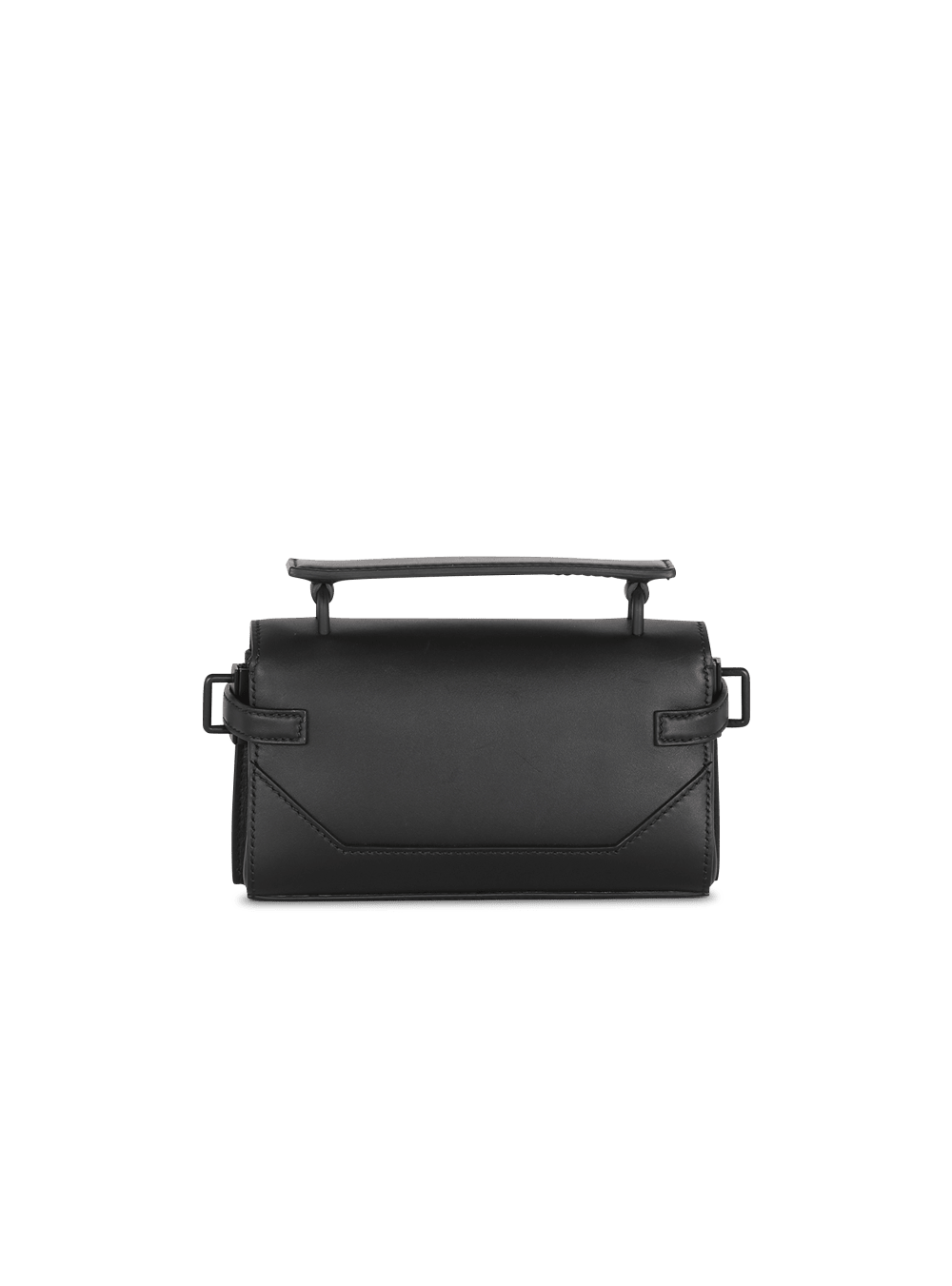 Men's Balmain Smooth Leather B-Buzz 19 Handbag Black | USA IXxArEJI