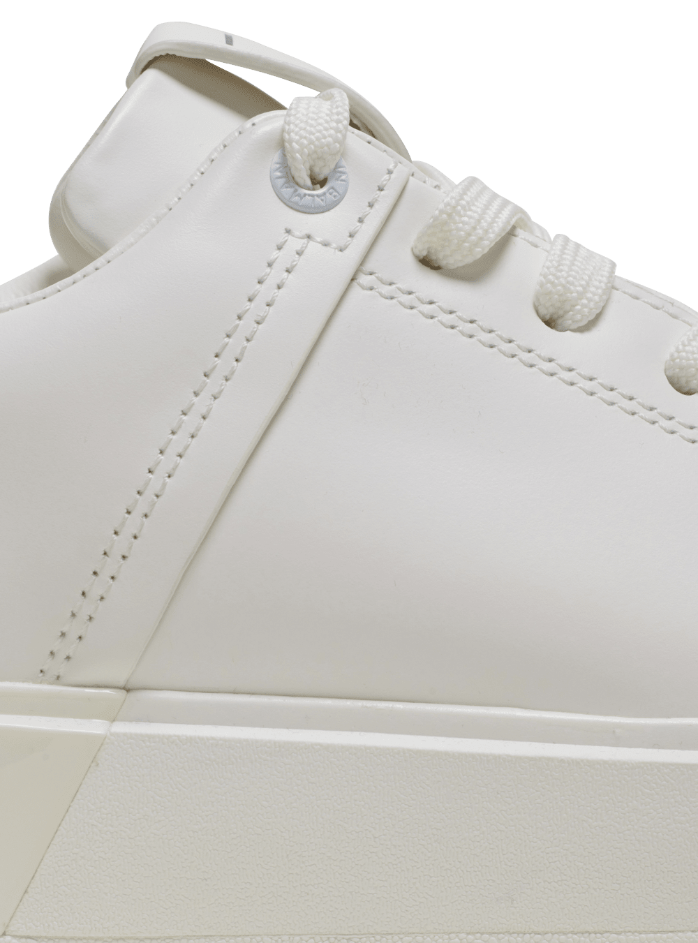 Men's Balmain Smooth Leather B-Court Sneakers White | USA S8DjY0DK