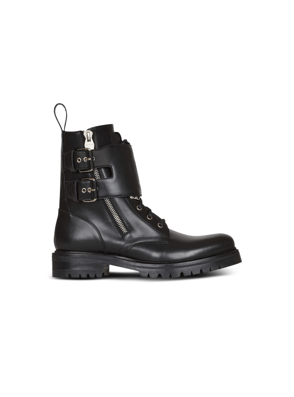 Men\'s Balmain Smooth Leather Phil Ranger Ankle Boots Black | USA ZGzv9Jgu