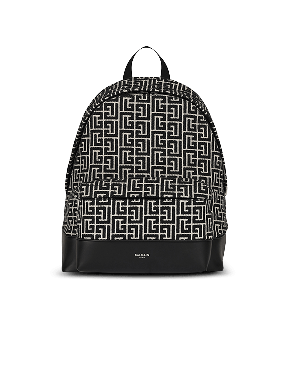 Men\'s Balmain With Jacquard Monogram Backpacks Black | USA c9V5qvsz