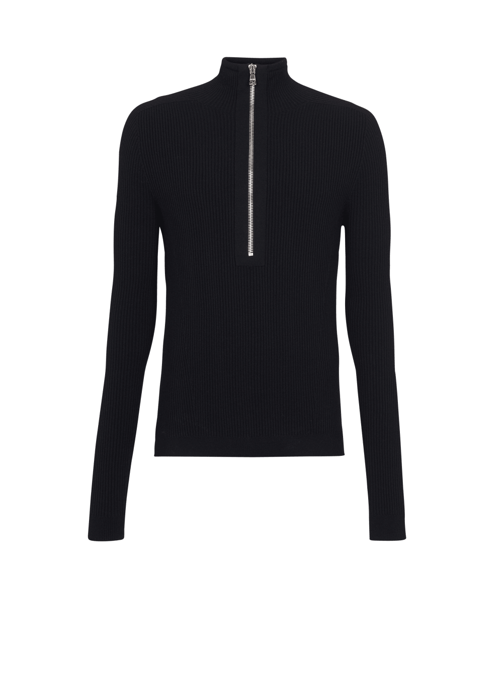 Men\'s Balmain Wool Jumpers Black | USA QbI77hKz