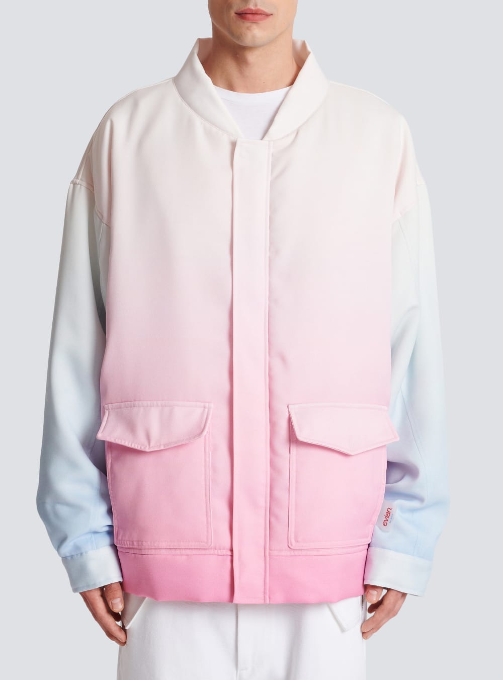 Men's Balmain X Evian-bomber Jackets Multicolor | USA VjFG2KGw