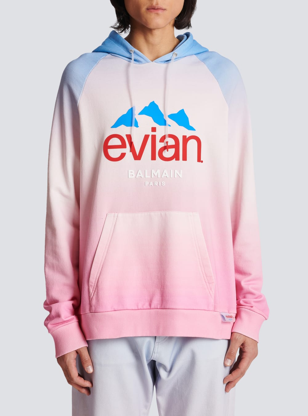 Men's Balmain X Evian-gradient Sweatshirts Multicolor | USA Q6lSCUpO