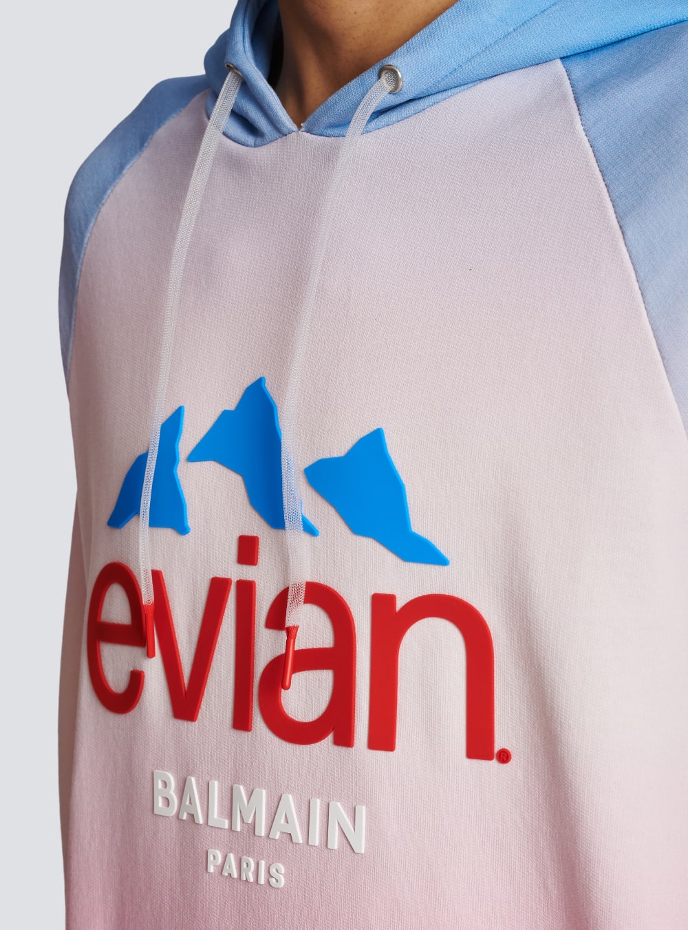 Men's Balmain X Evian-gradient Sweatshirts Multicolor | USA Q6lSCUpO