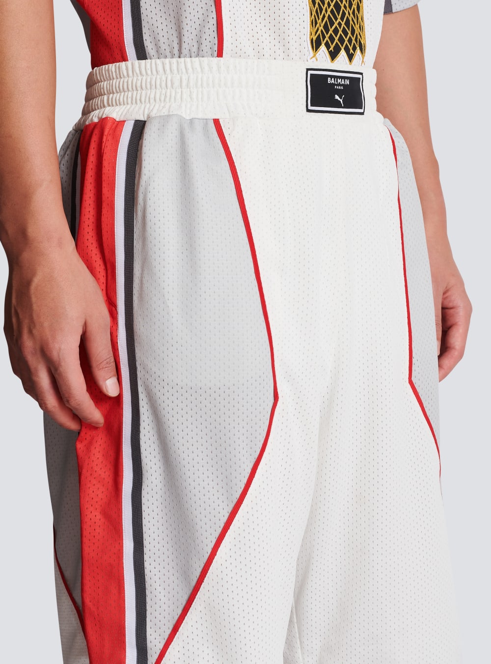 Men's Balmain X Puma-basketball Shorts White | USA h9KkXvbu