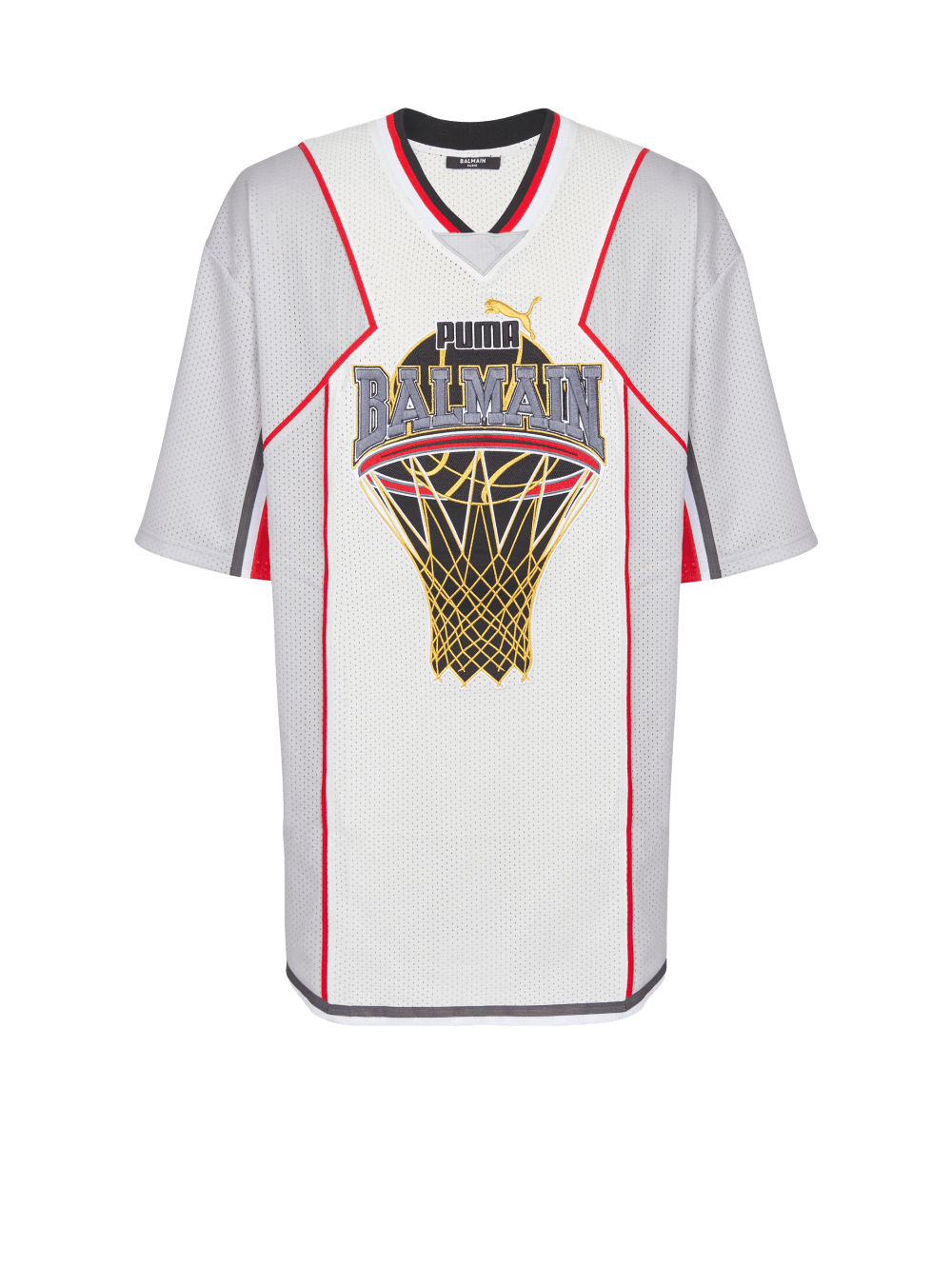 Men\'s Balmain X Puma-basketball Tops White | USA bsPYGHcJ