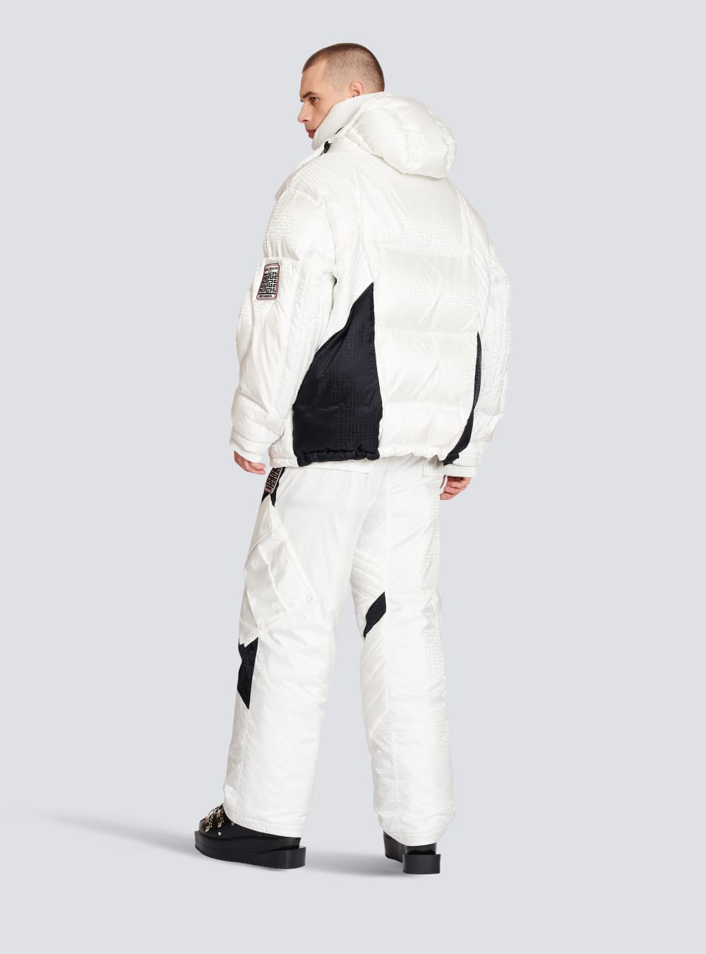 Men's Balmain X Rossignol-Monogram Ski Jackets White | USA triQ38L9