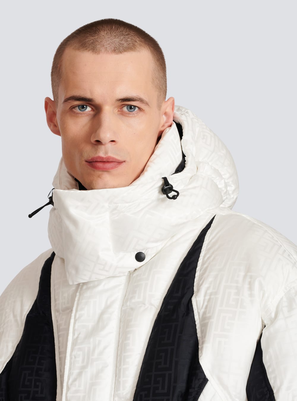 Men's Balmain X Rossignol-Monogram Ski Jackets White | USA triQ38L9