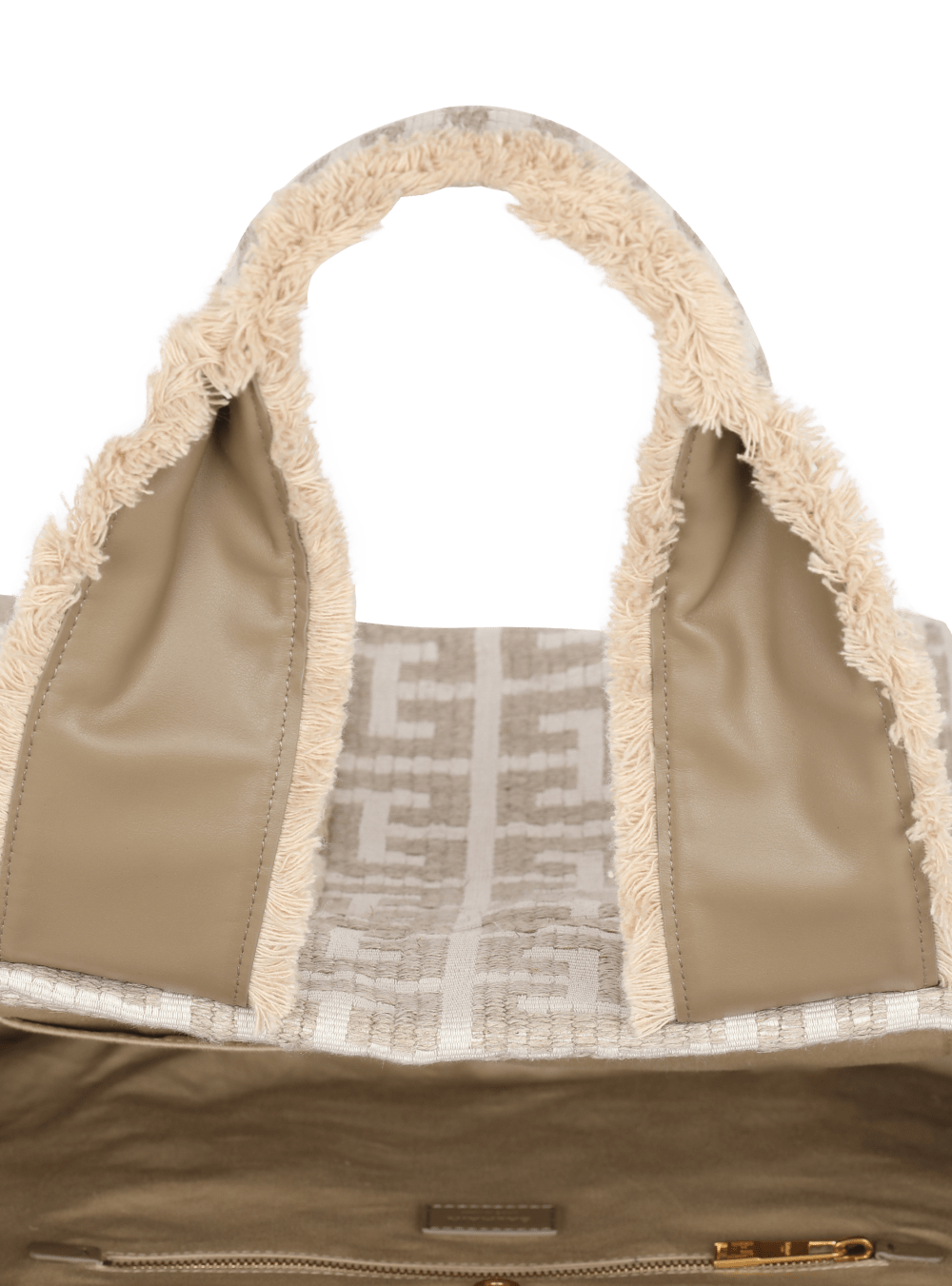 Men's Balmain Xxl Monogrammed Raffia Tote Bags Beige | USA PGCkFFGI