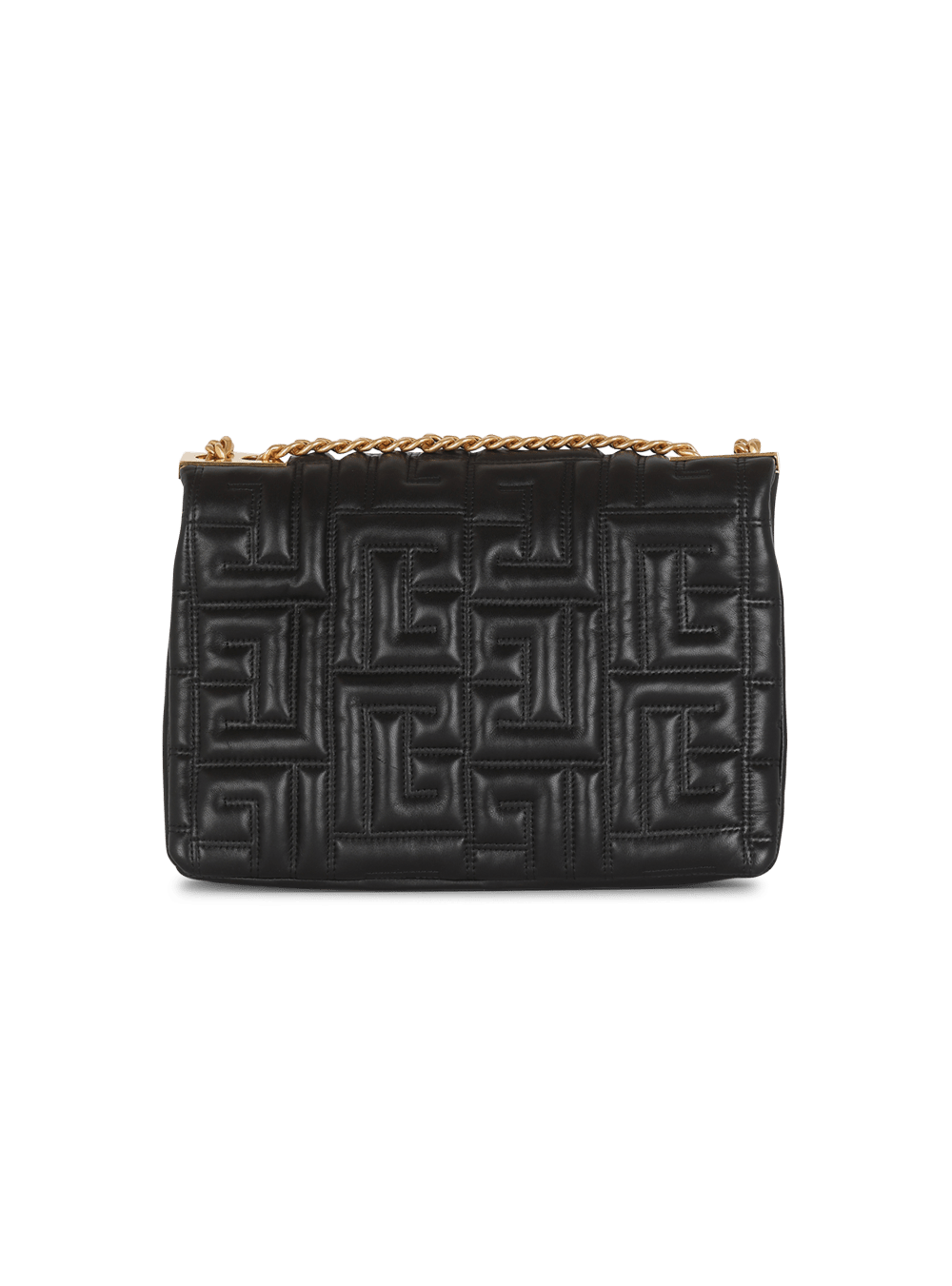 Women's Balmain 1945 Soft Medium In Quilted Leather Shoulder Bags Black | USA XhEkz3LJ