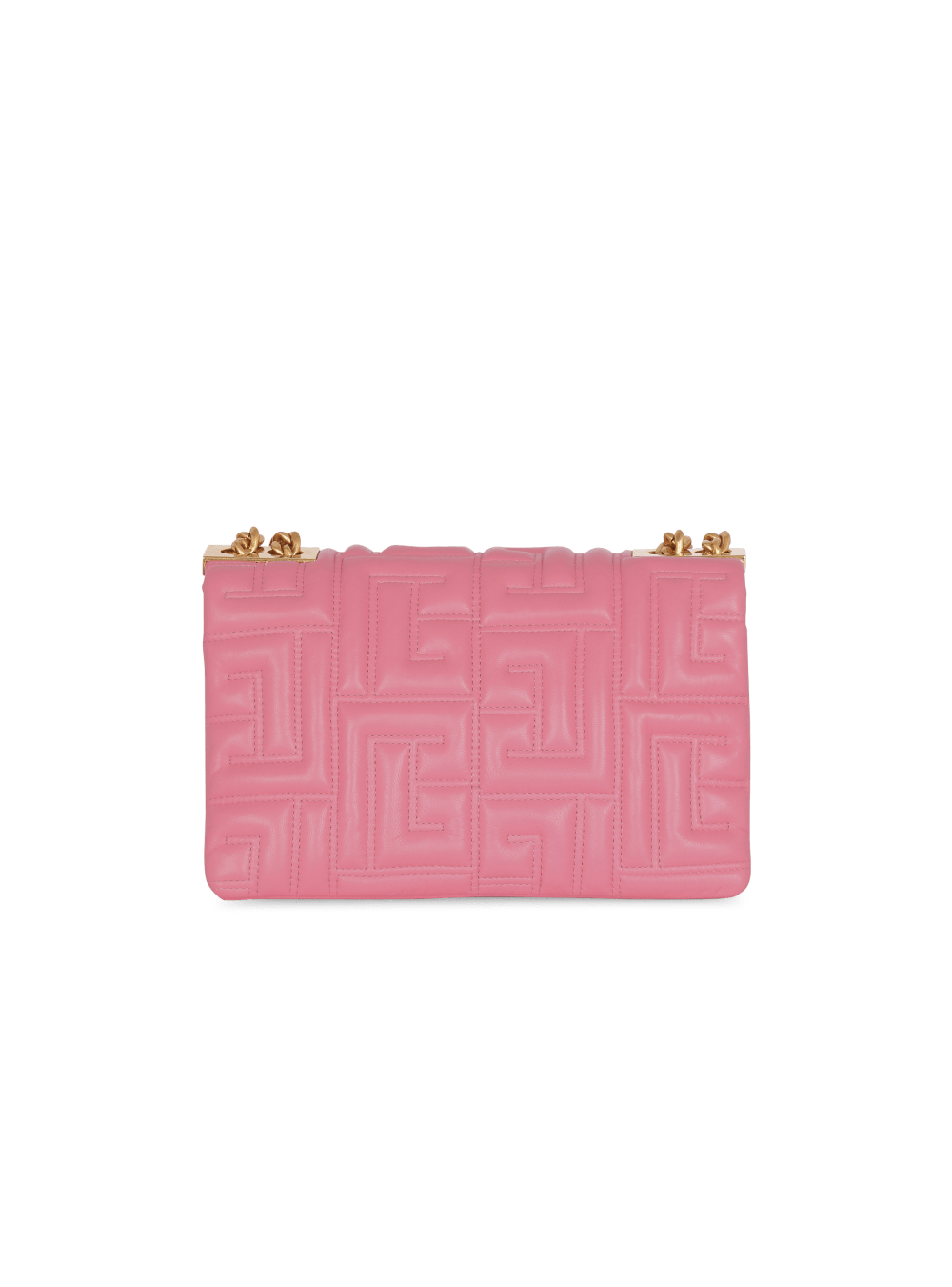 Women's Balmain 1945 Soft Small In Quilted Leather Crossbody Bags Pink | USA 2sUKUFaf