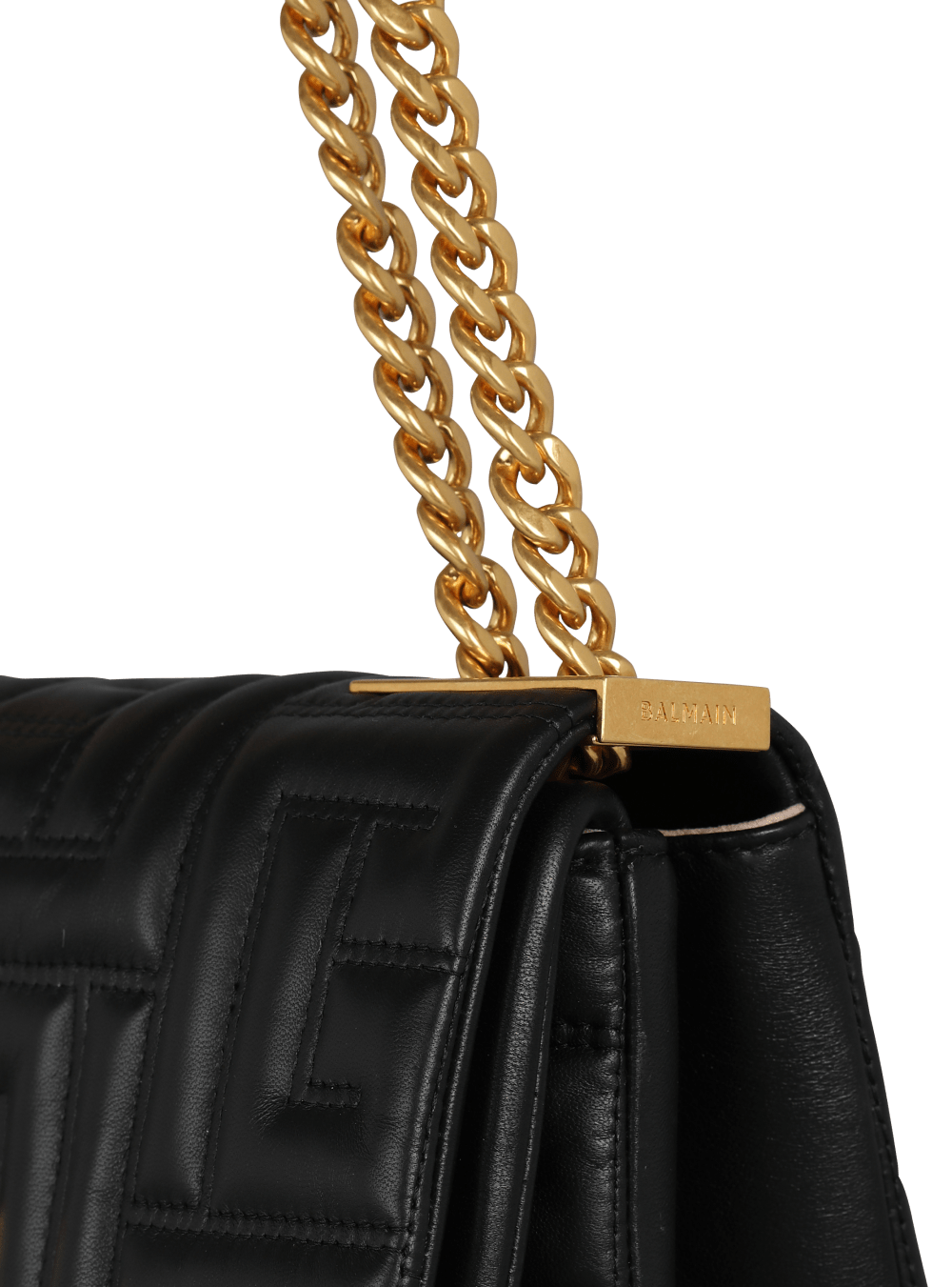 Women's Balmain 1945 Soft Small In Quilted Leather Crossbody Bags Black | USA zfzl7XOC