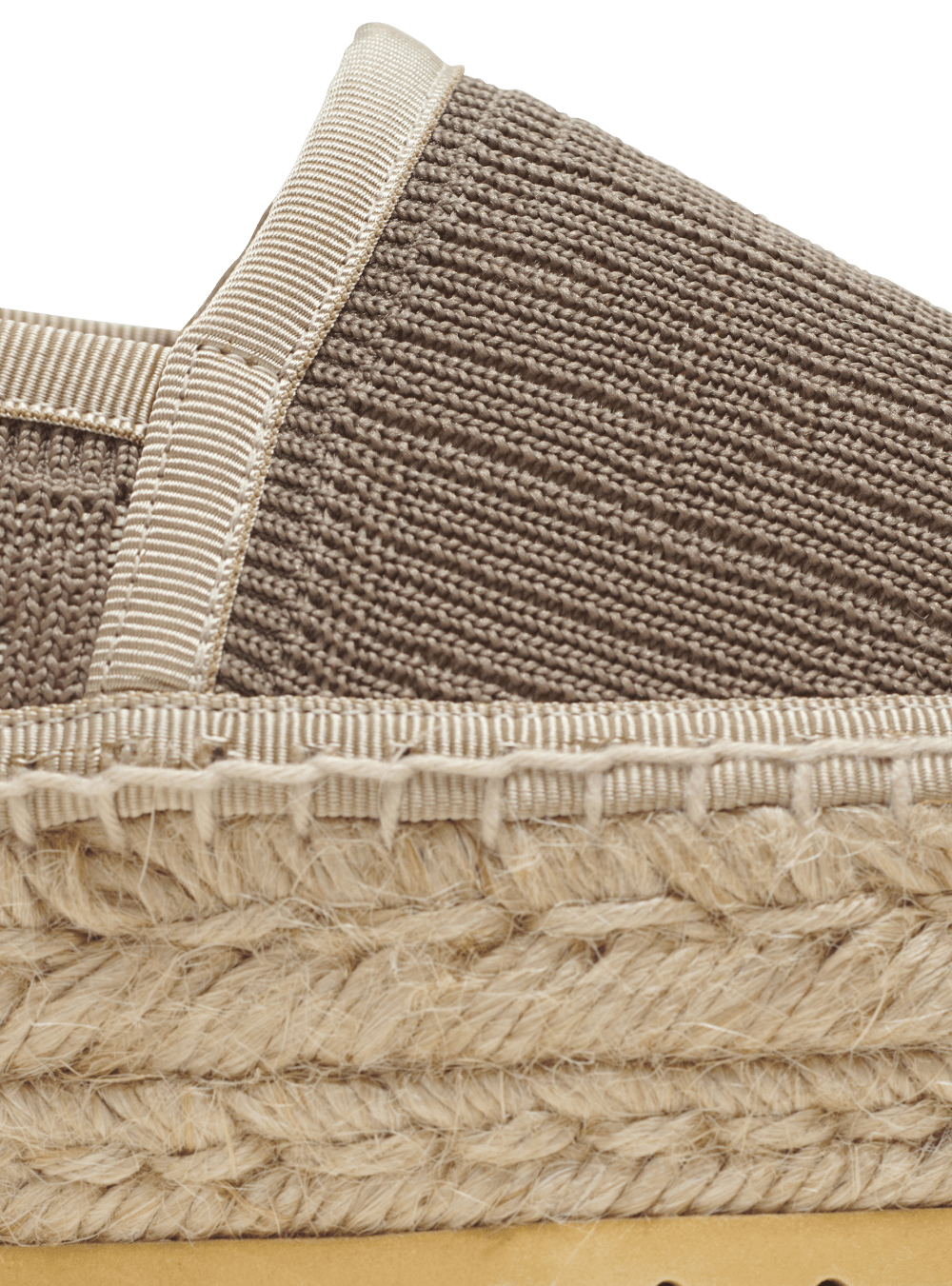 Women's Balmain Alex Monogram Knit Espadrille Beige | USA V6UCXdnH