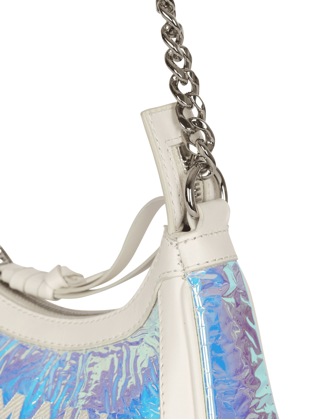 Women's Balmain B-Army Iridescent Leather With Leather Inserts Shoulder Bags Multicolor | USA SL2voaXQ