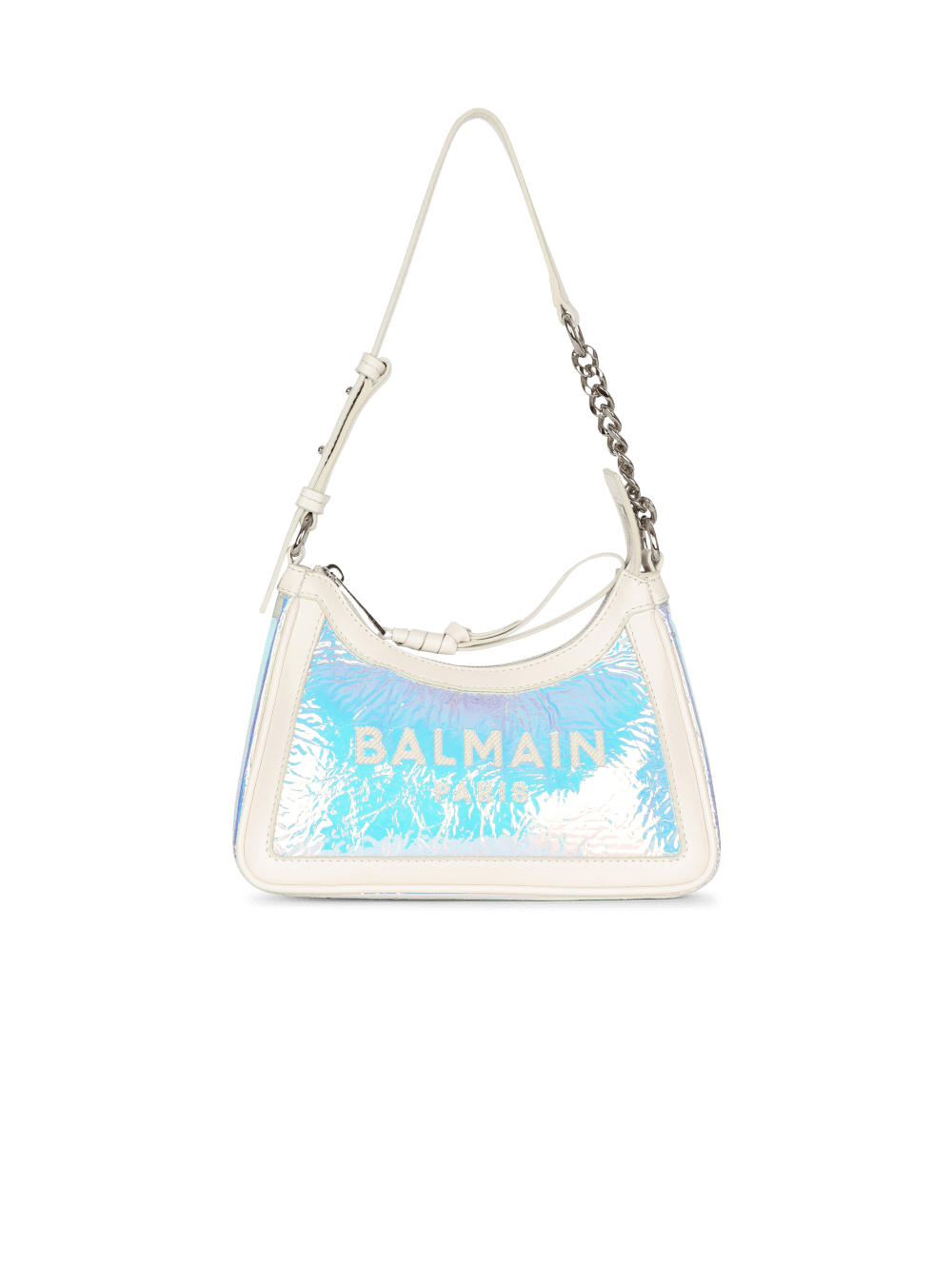 Women\'s Balmain B-Army Iridescent Leather With Leather Inserts Shoulder Bags Multicolor | USA SL2voaXQ