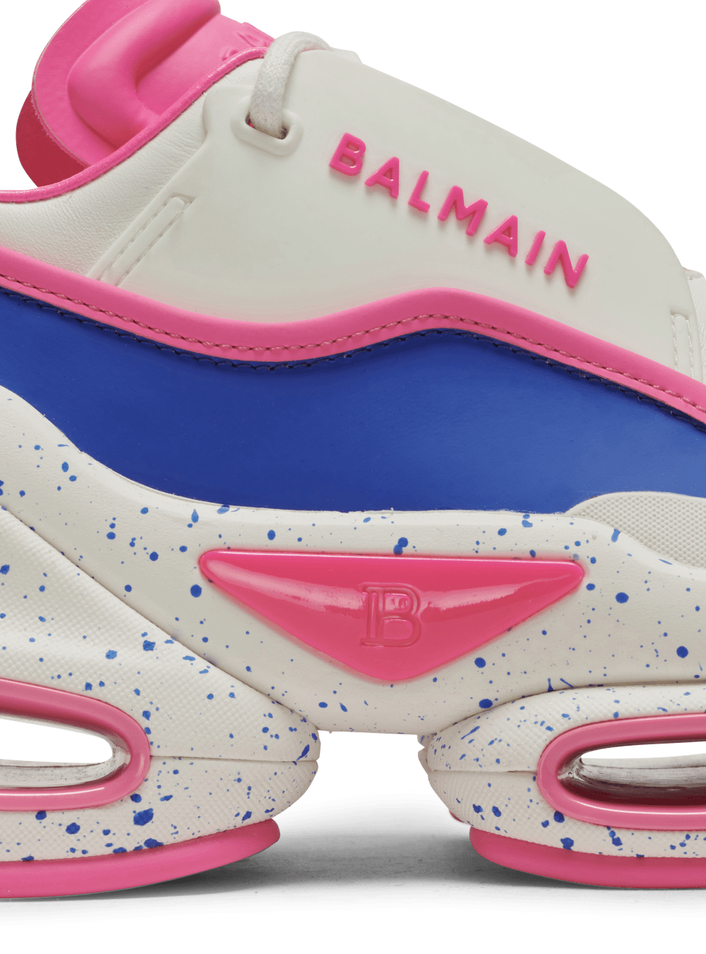 Women's Balmain B-Bold Low-top In Neoprene And Suede Sneakers Multicolor | USA 6a5aj03U