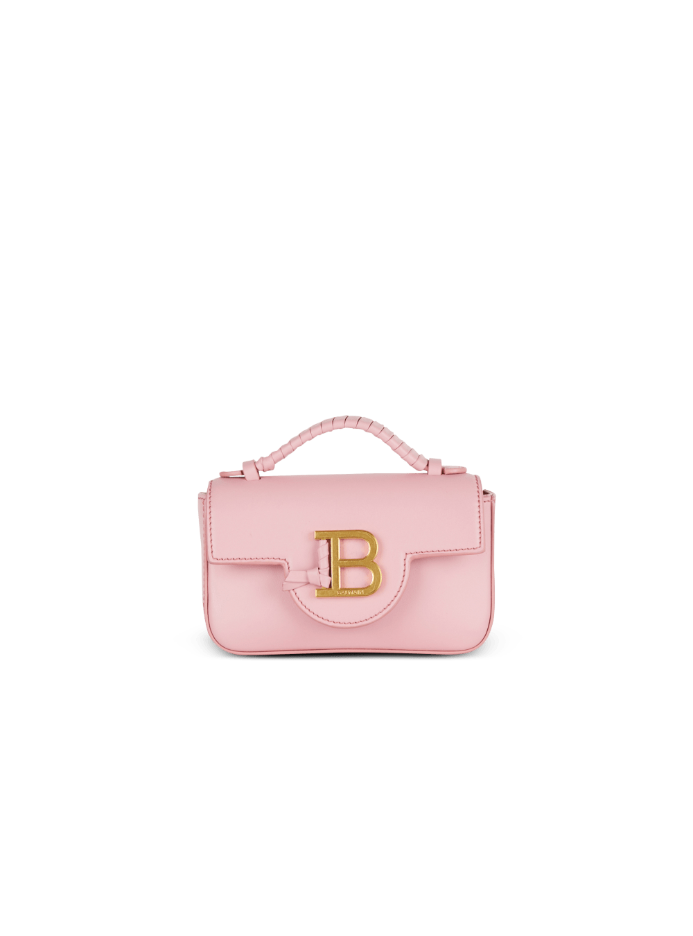 Women\'s Balmain B-Buzz Mini Smooth Leather Crossbody Bags Pink | USA BNj2JEot