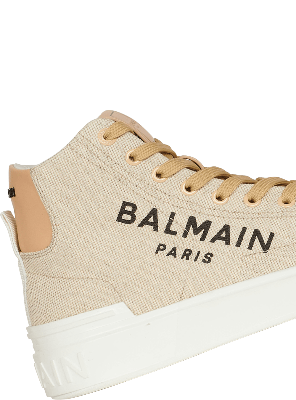 Women's Balmain B-court Sneakers Beige | USA SLuB7XKW